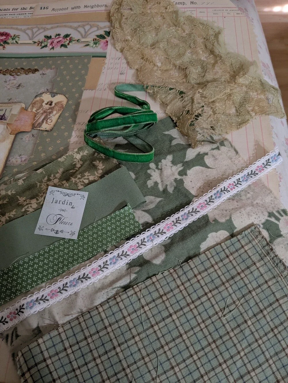 antique and handmade green envy